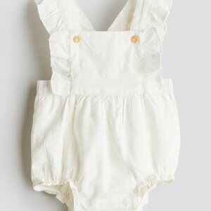 H&M Baby Cotton Overall Shorts - Never Worn